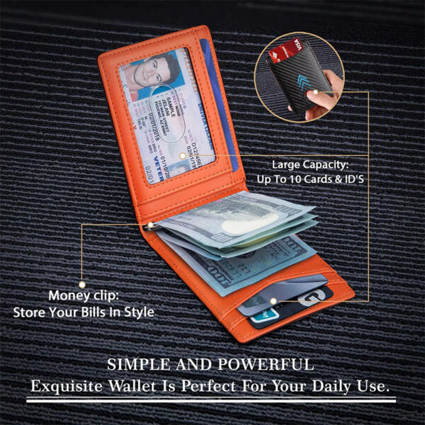Front Pocket Minimalist Slim card Wallet for men