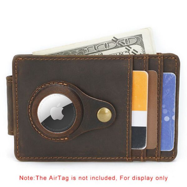 airtag card holder with clip 2