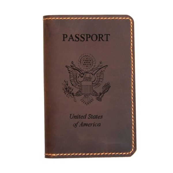 Leather passport holder 1