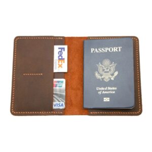Leather passport holder 5